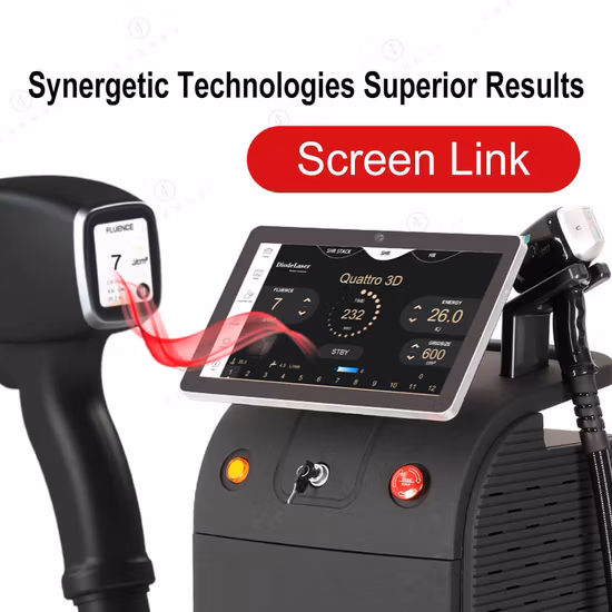 Medical CE Diode Laser Equipment 3 Waves Diode Laser 808nm Hair Removal Home Use Beauty Medical Device